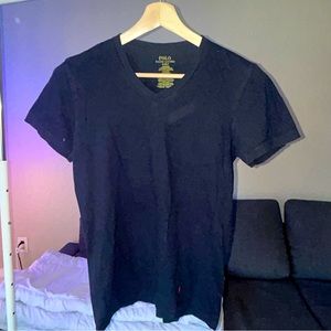 Black Polo V-neck